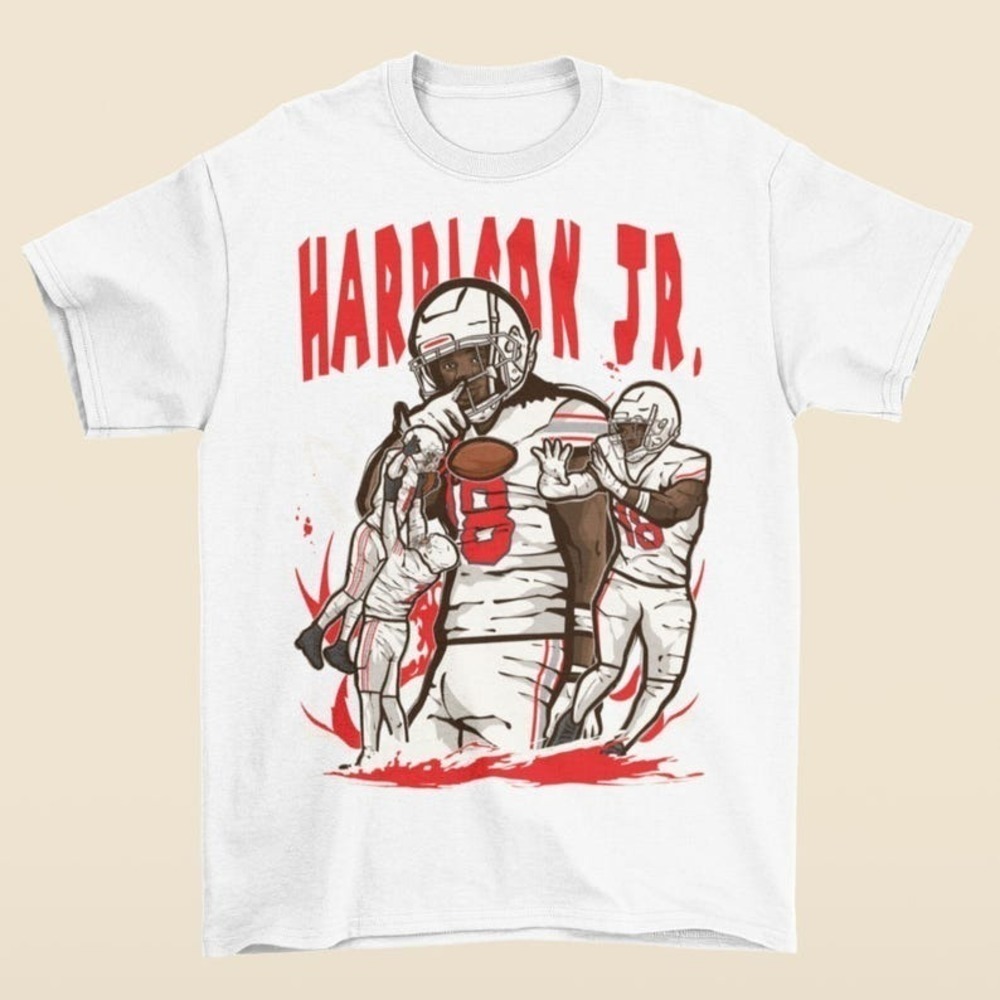 Marvin Harrison Jr Cartoon Style Arizona Football Unisex Retro Tshirt